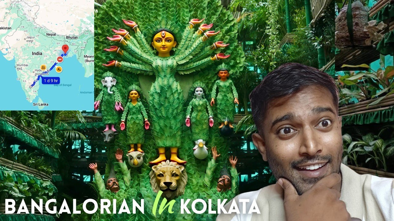 Came To Explore Durga Puja In Kolkata For The First Time In My Life #kolkatadurgapuja #durgapuja2025