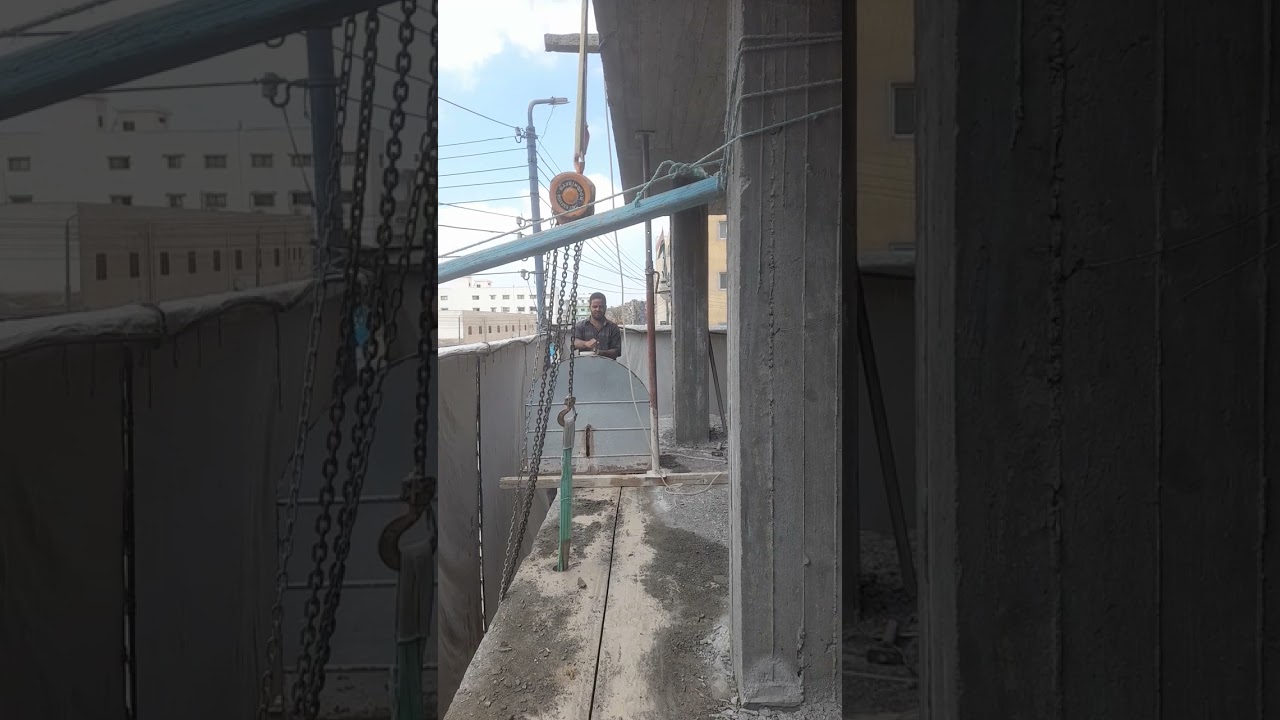 شاهد كيف يتم قص الخرسانه باستخدام منشار قص الخرسانه