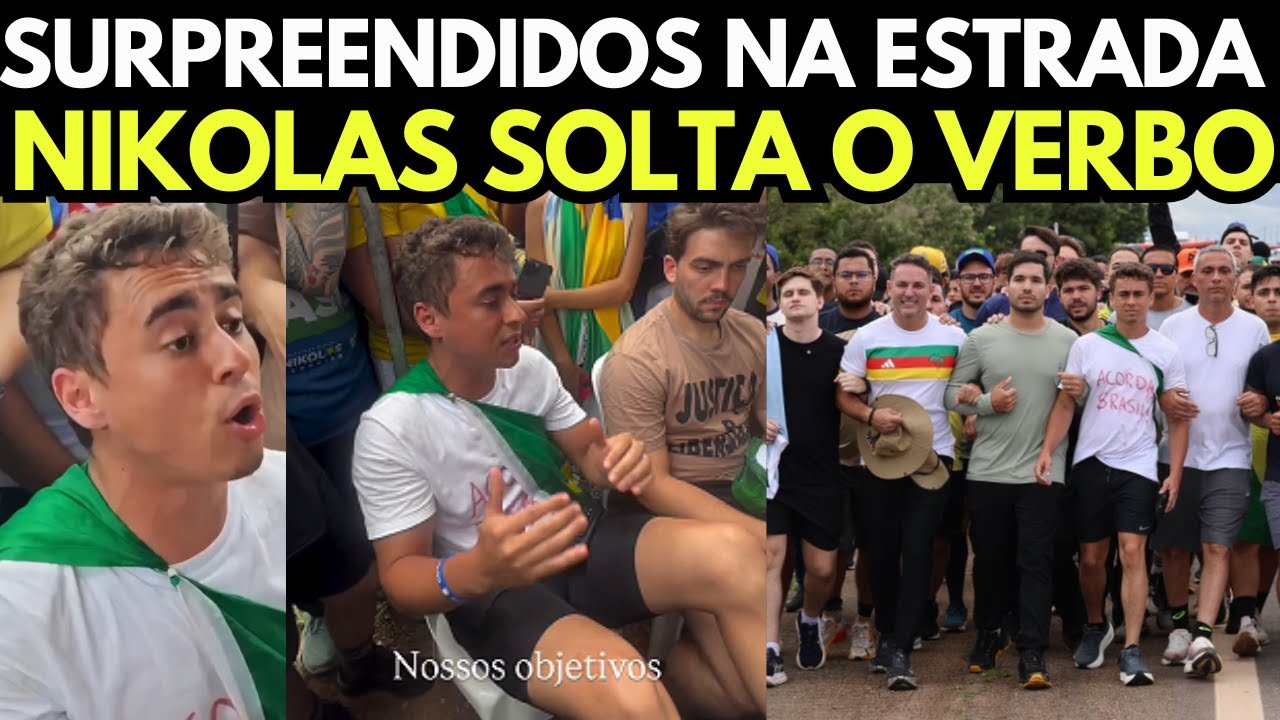 NIKOLAS TEM ATITUDE DE LIDER E SOLTA O VERBO! NO MEIO DA CAMINHADA FORAM SURPREENDIDOS