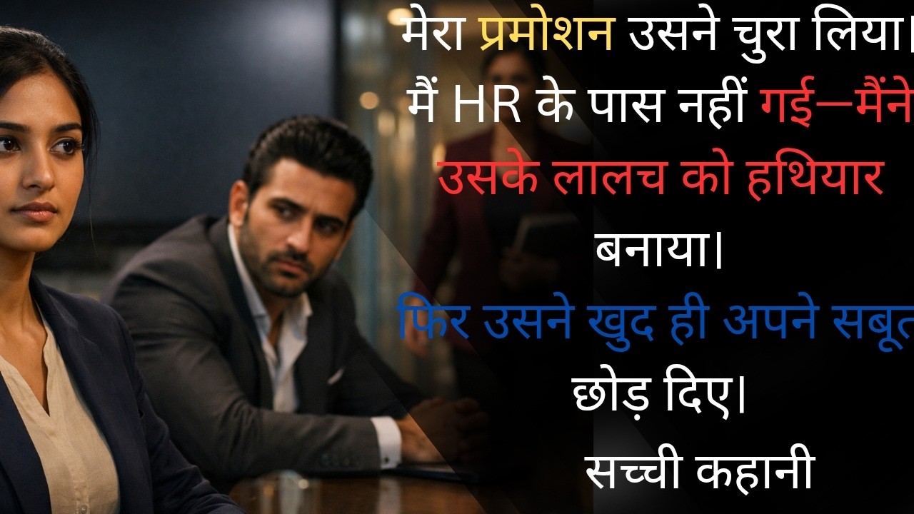 “ऑफिस में मेरा प्रमोशन चुराया… मैंने HR नहीं, उनके लालच को हथियार बनाया”