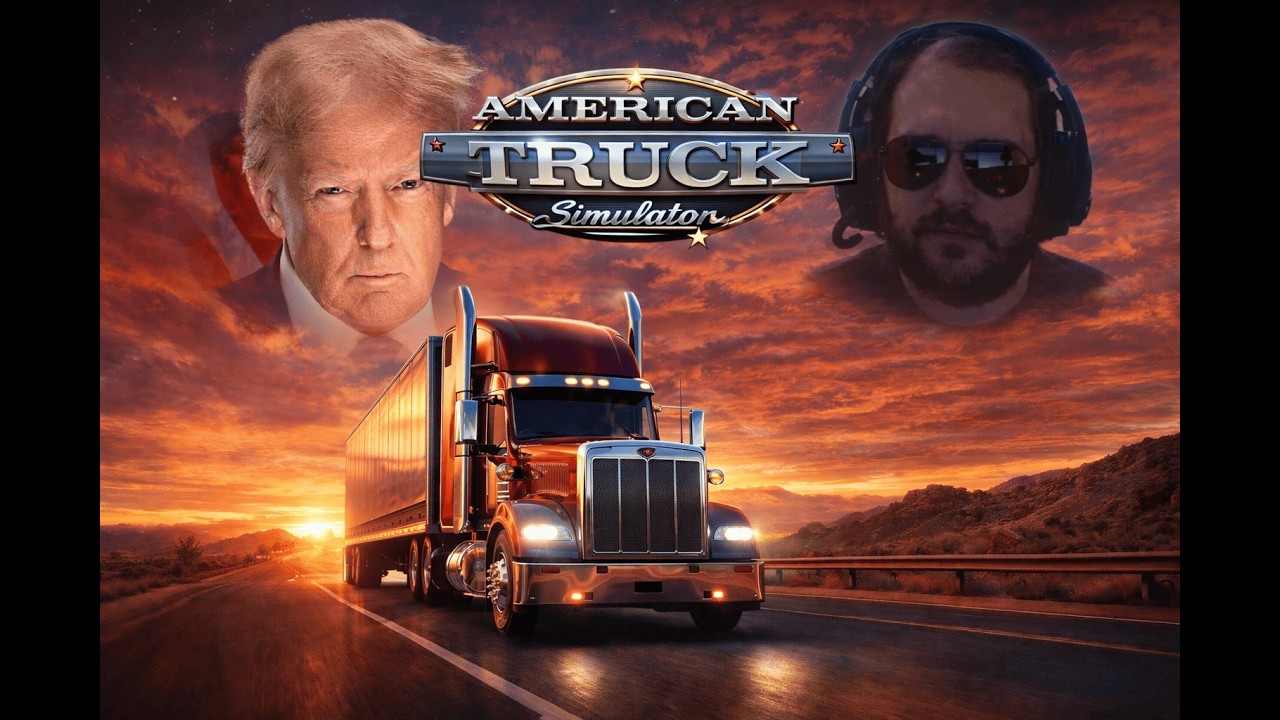 American Truck Simulator - LIVE - #1 - Viajando em estradas americanas