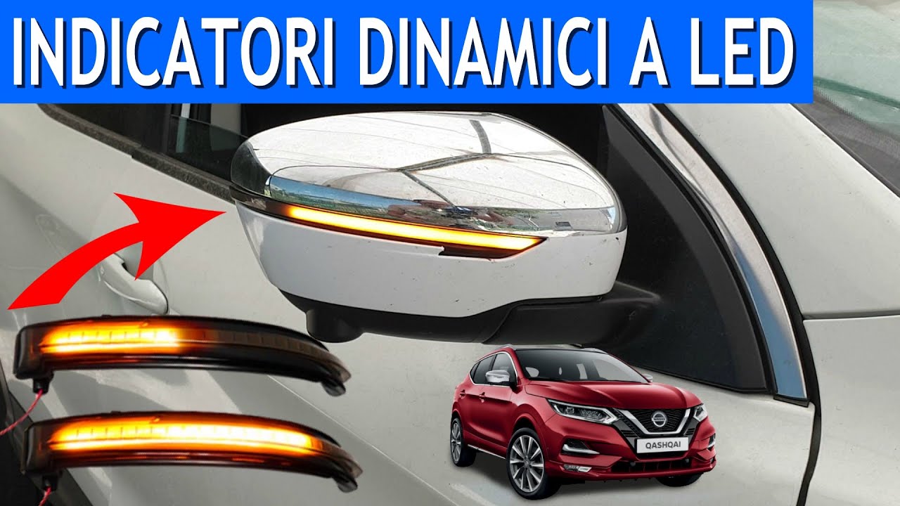 Qashqai J11 Tutorial How To Install New Led Dynamic Turn Signal | Frecce Dinamiche Specchi Qashqai