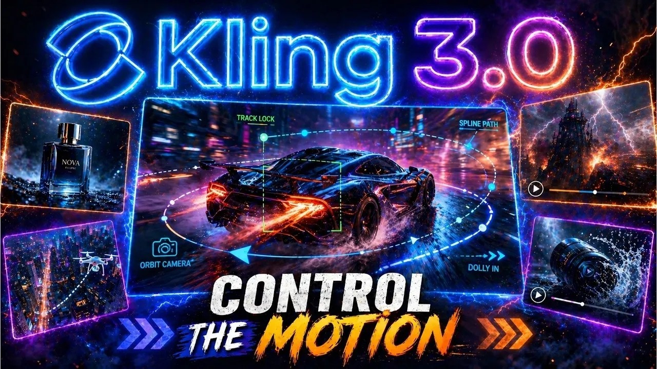 Kling AI 3.0 создан для вирусного контента (управление движением).