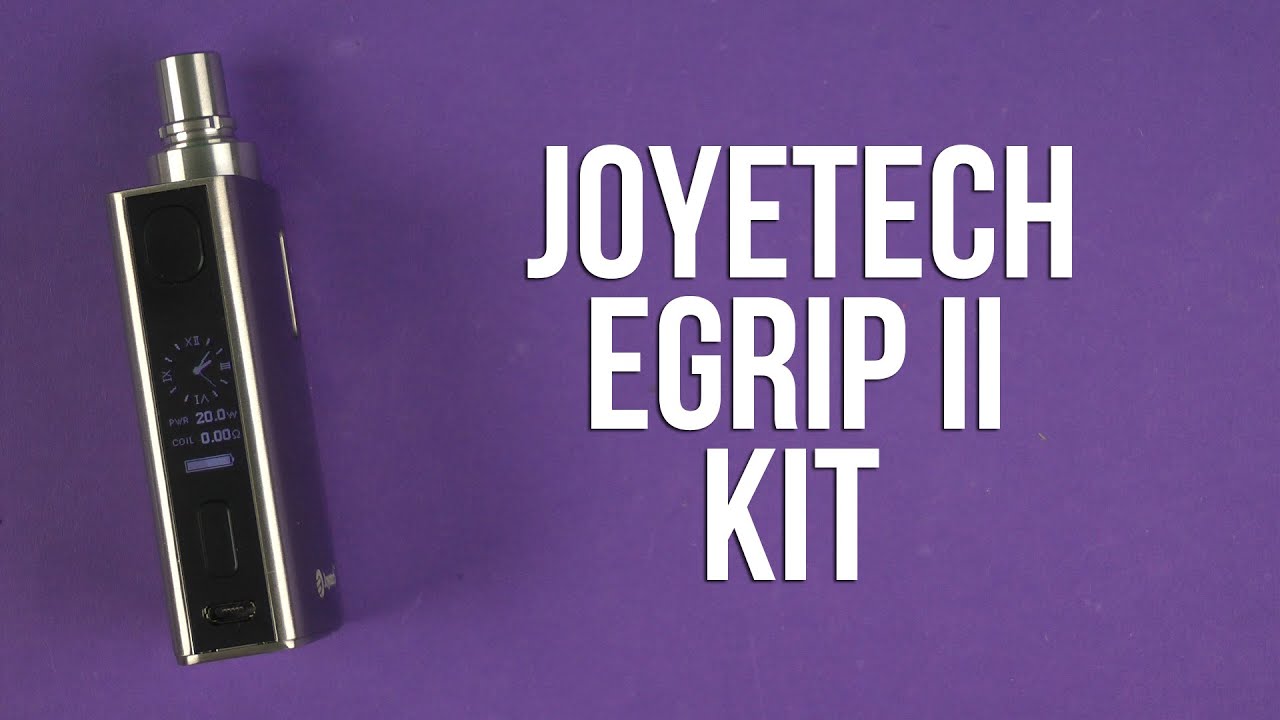 Распаковка Joyetech eGrip II Kit Silver