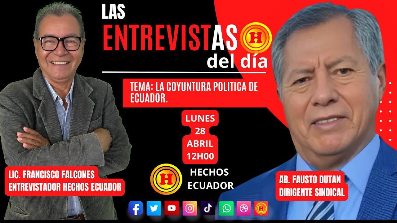 An&aacute;lisis Profundo: Coyuntura Pol&iacute;tica Ecuador en Perspectiva con Francisco Falcones y Fausto Dut&aacute;n