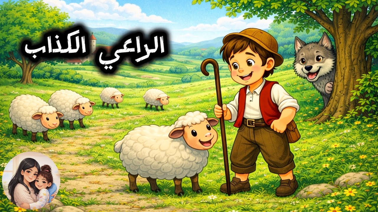 الراعي الكذاب 🐑 قصة ممتعة للأطفال باللهجة العامية | حكاية في خيالي