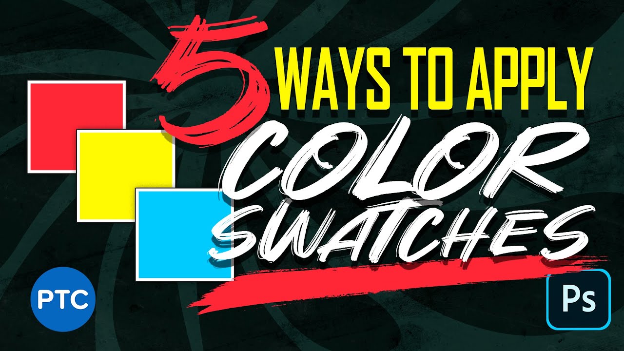 5 Unbelievably Smart Ways To Apply COLOR SWATCHES In Photoshop