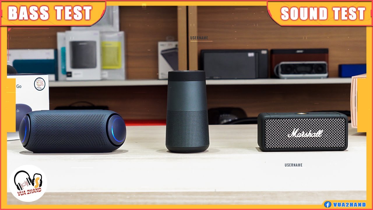 Bose Revolve & Marshall Emberton Vs LG PL5 l Bass Test l Who win ?!!