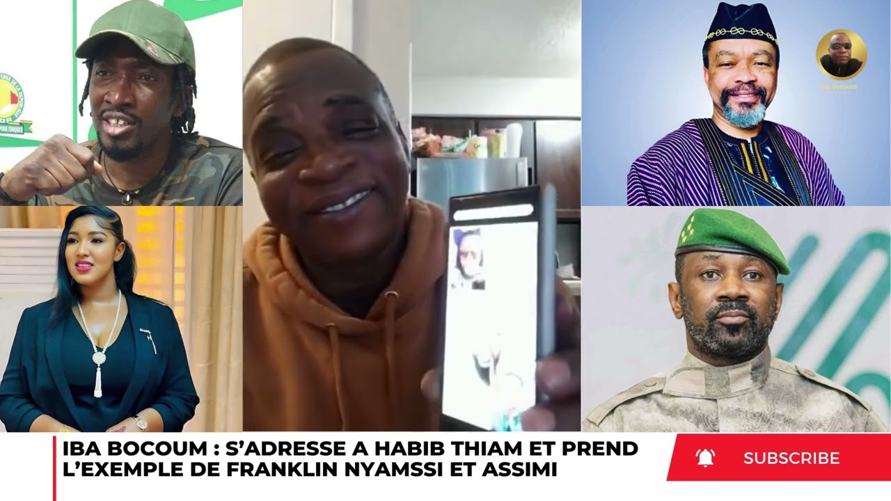 IBA BOCOUM S’ADRESSE À HABIB THIAM ET PREND L’EXEMPLE DE FRANKLIN NYAMSSI ET ASSIMI