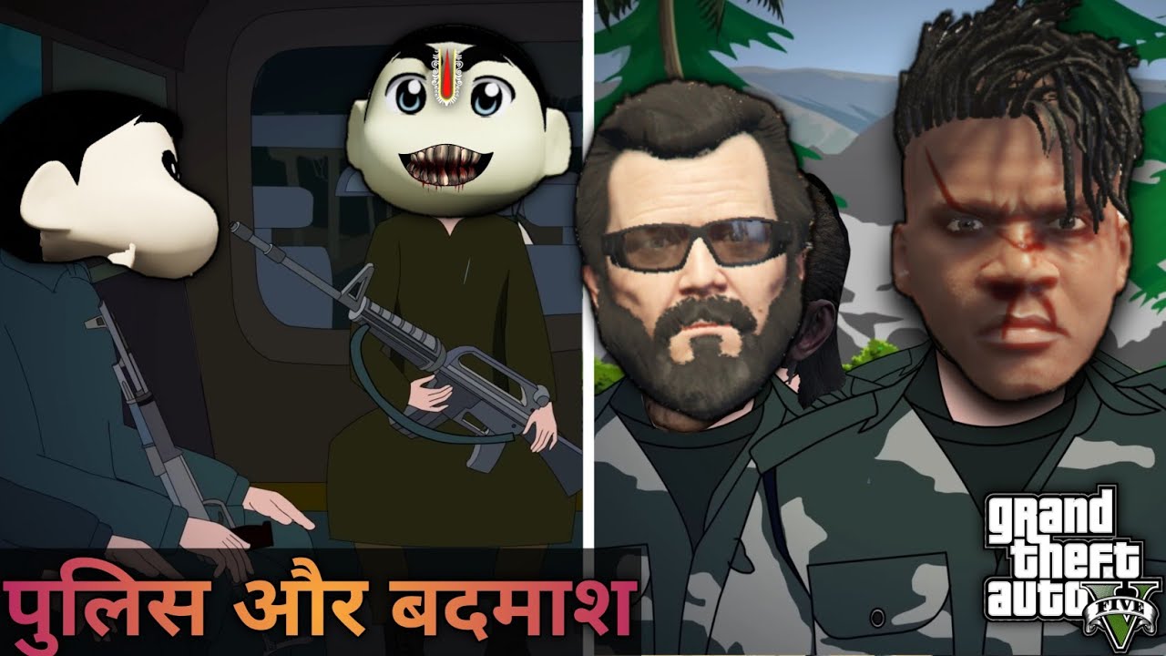 GTA 5: Police Aur Naye Badshah Shinchan Ki Ladai 😡Ab kya hoga?😰 Emotional + Action Tadka |PSS gamer