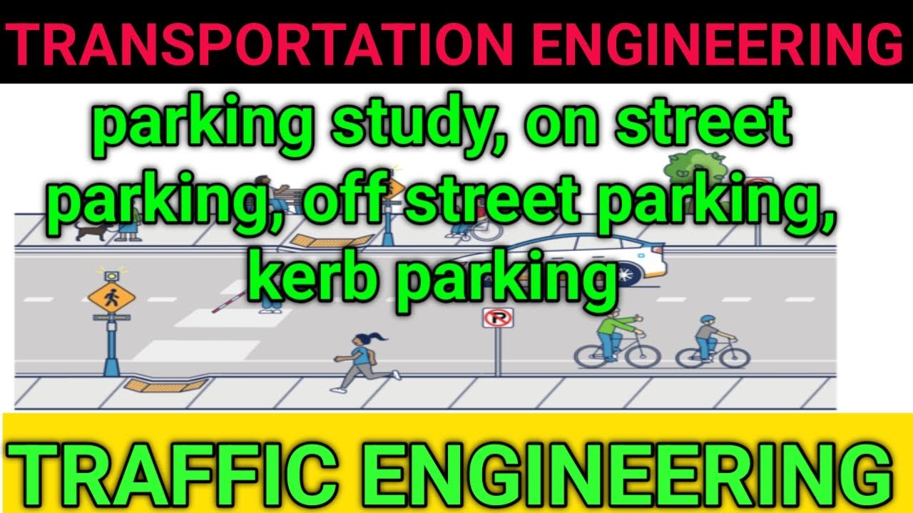 Parking study||types of parking||kerb parking||on street parking||off street parking||traffic design