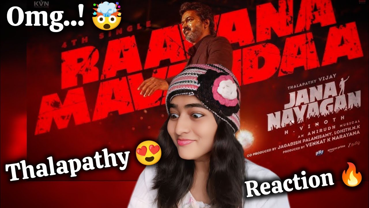Jana Nayagan Raavana Mavandaa Reaction | ThalapathyVijay | Pooja Hegde | H Vinoth |Anirudh | KVN
