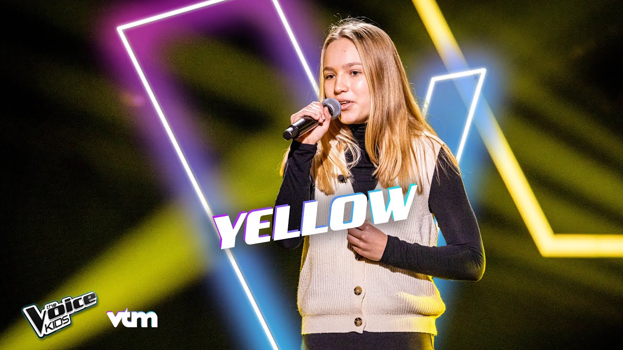 Gaëlle - 'Yellow' | Blind Auditions | The Voice Kids | VTM