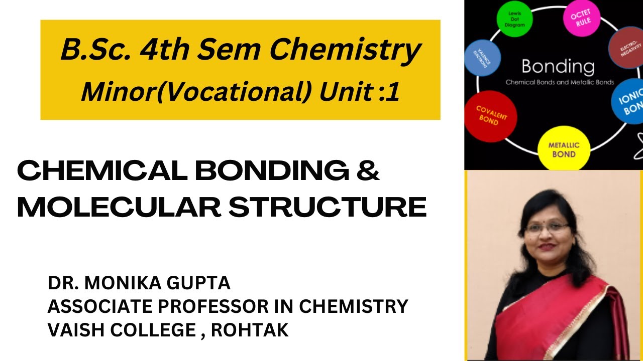 Chemical Bond, Valence Electrons & Lewis symbols @Dr. Monika Gupta