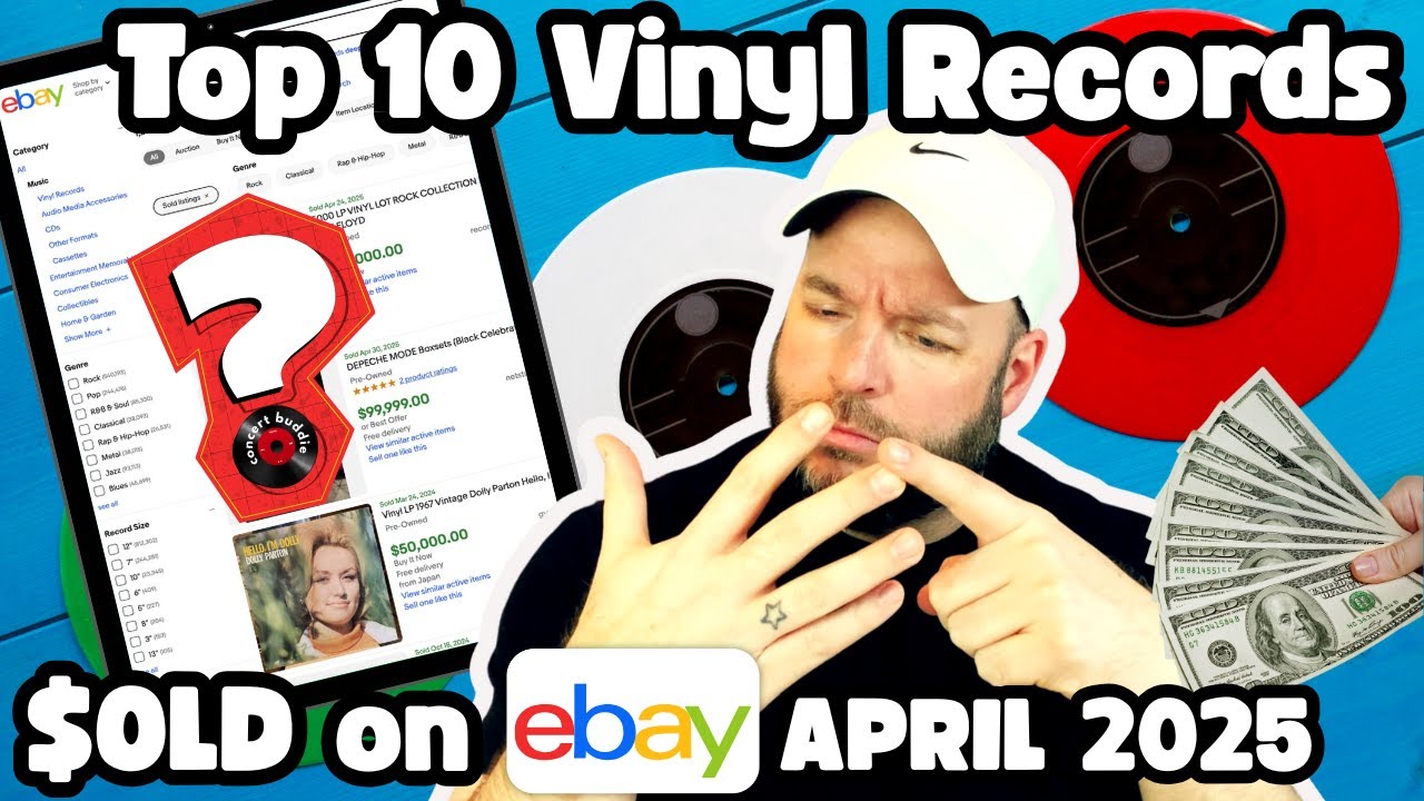 10 самых продаваемых виниловых пластинок на eBay | Апрель 2025 г.