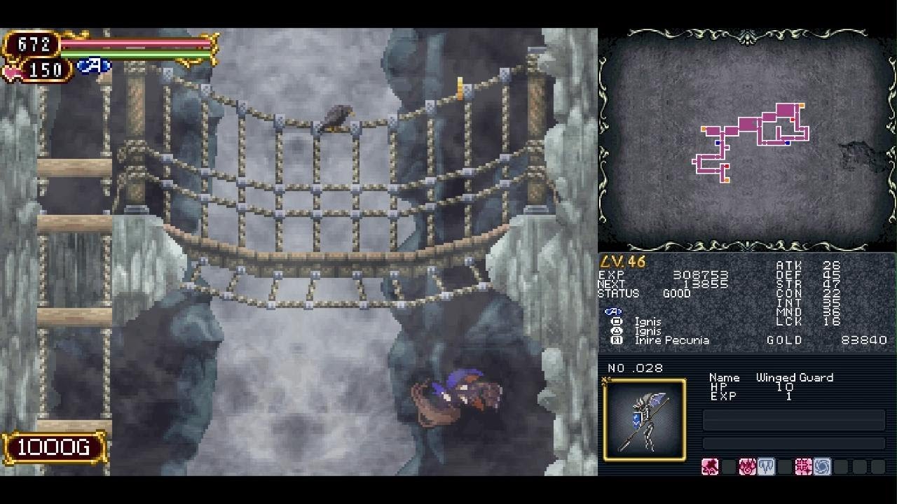 Castlevania: Order Of Ecclesia - I'm Dumb. The Tymeo Mountains Candle Trick Can Be Done Much Faster