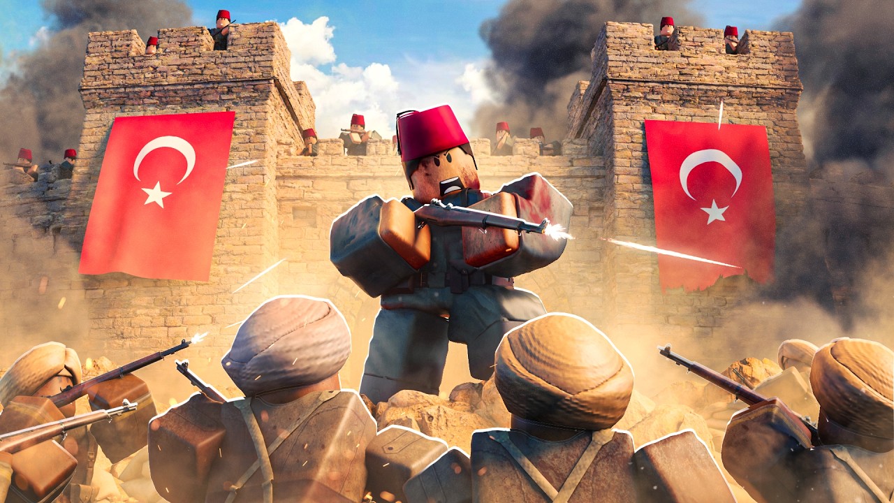 First Ever ROBLOX WW1 OTTOMAN Trench Warfare in Roblox Entrenched Update!