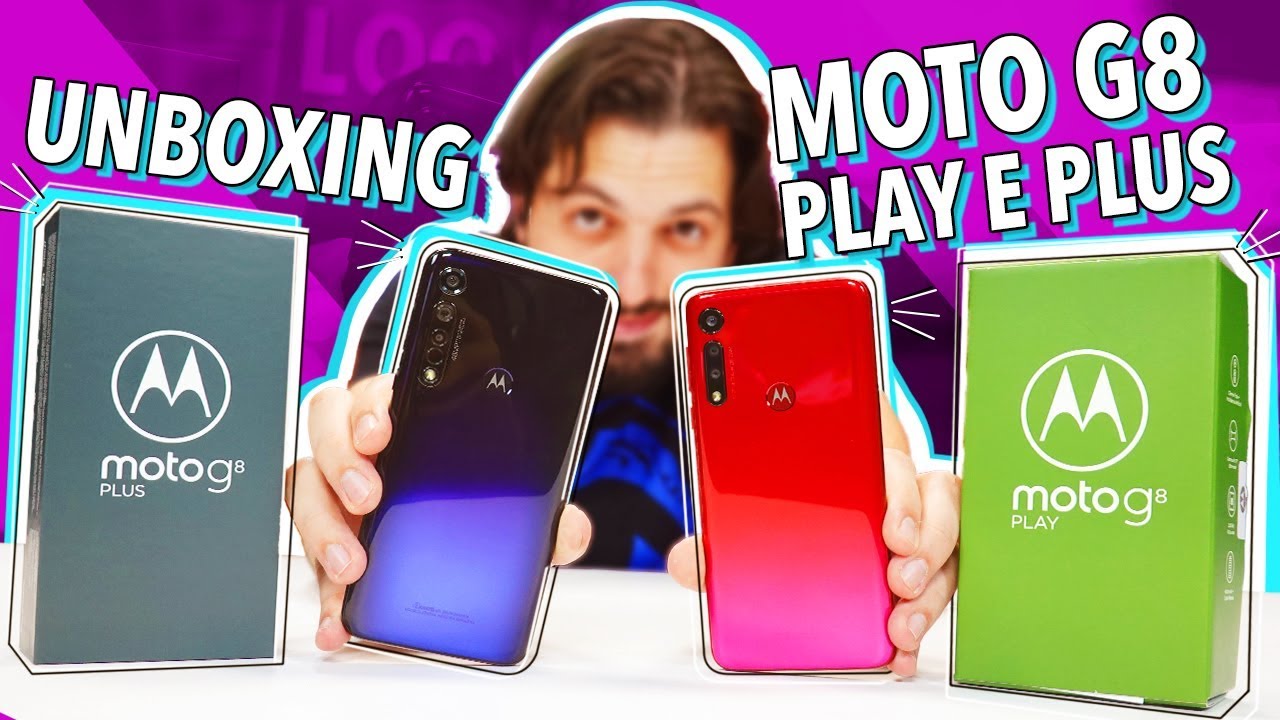 MOTO G8 PLAY E G8 PLUS: UNBOXING E HANDS ON!