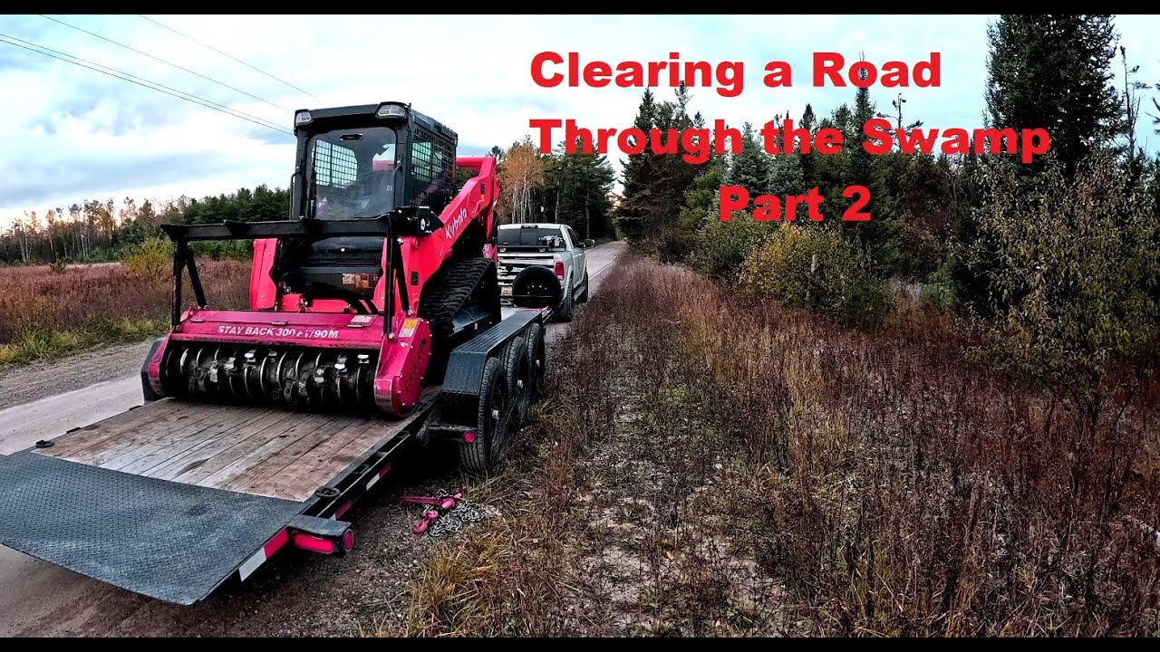 Trails Through a Swamp, Shooting Lanes and Food Plots in 4 Hours Part II 