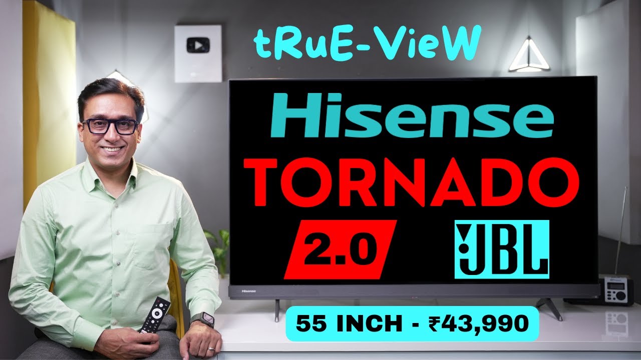 Hisense Tornado 2 TV 🔥 Best TV in India 2022 ⚡ Hisense A7H Tornado TV