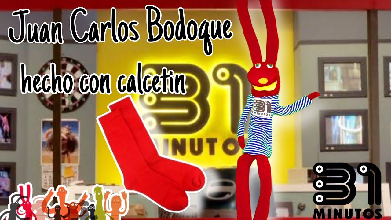 DIY/Juan Carlos Bodoque de 31 minutos hecho con calcetas.