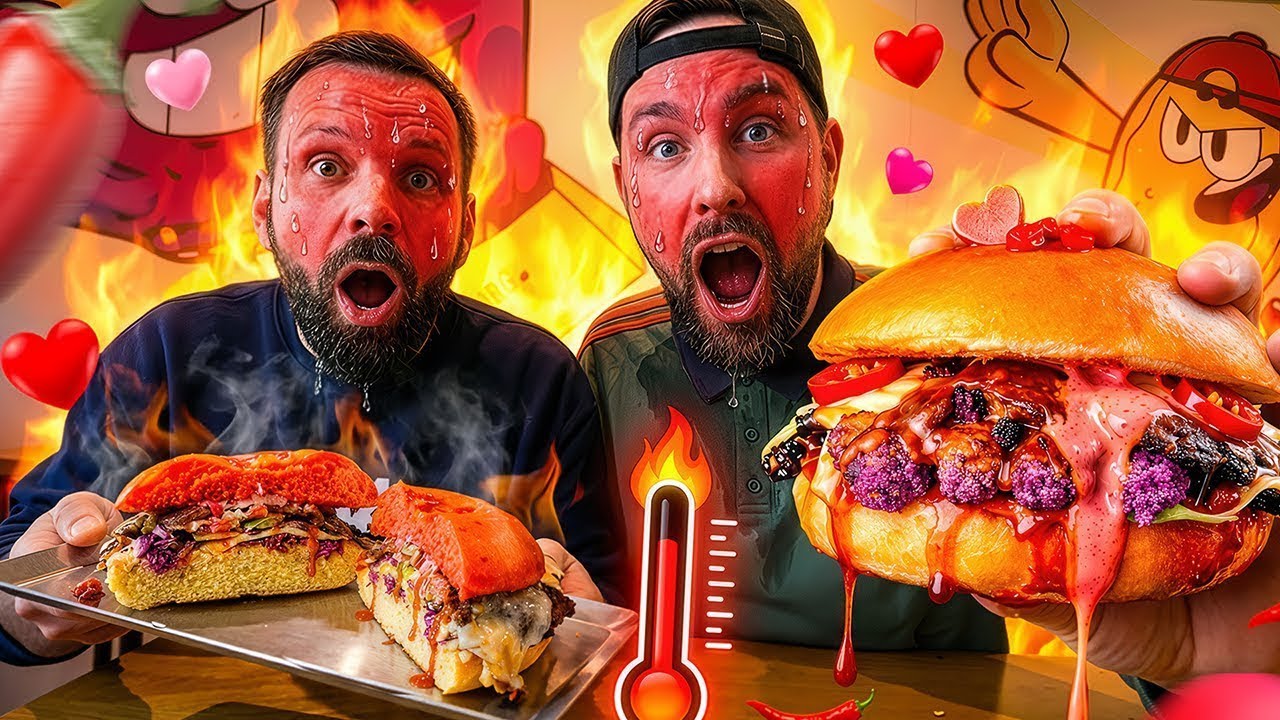 Burger pimenté alors que je suis super sensible...