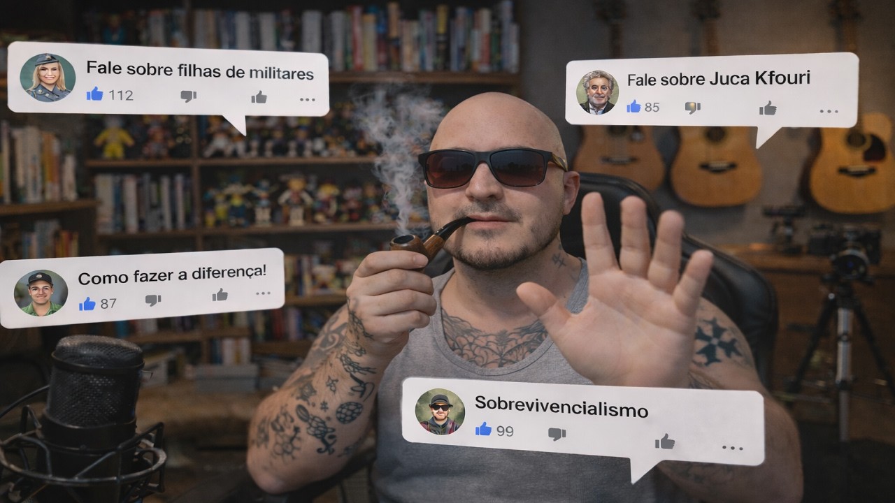 Bate papo, resposta a comentário e respondendo a perguntas