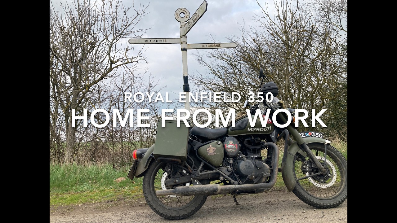 Royal Enfield 350   Home from work