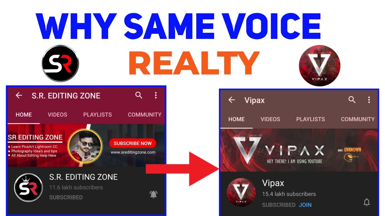 Reality Kisi Ko Nahi Pata- Who Is Vipax And SR Editing Zone | Sameer Arif | SR Editing Zone Vipax