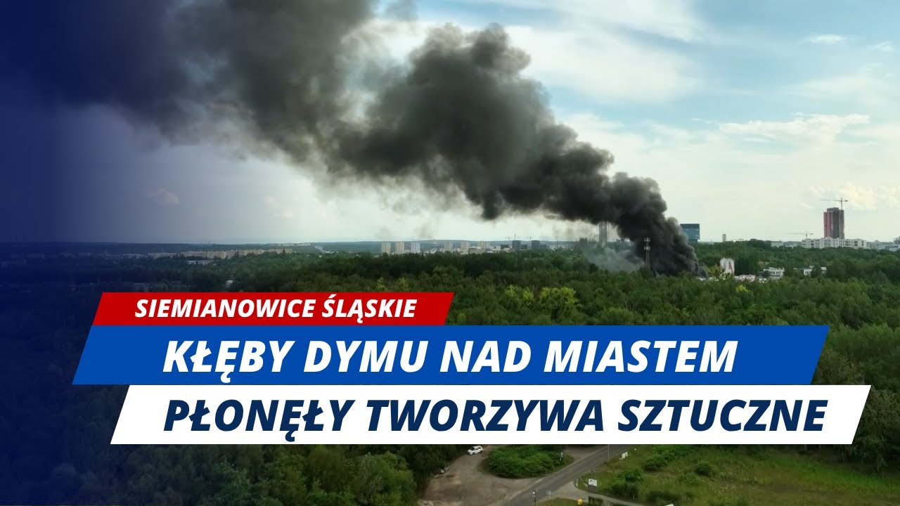 Siemianowice Śląskie: pożar hali produkcyjnej przy ulicy Chemicznej