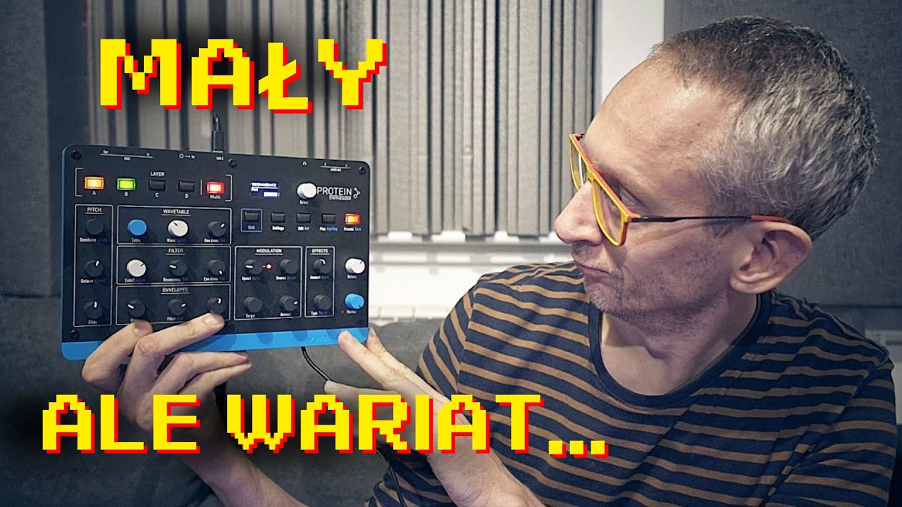 Waldorf Protein - mały syntezator wavetable, ale wariat! | Folia Soundstudio