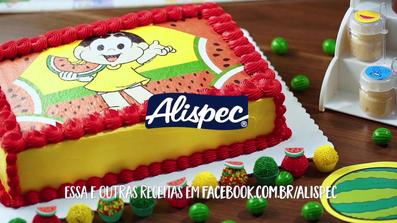 Bolo da Magali recheado com Doce de Leite Bom da Festa | ALISPEC