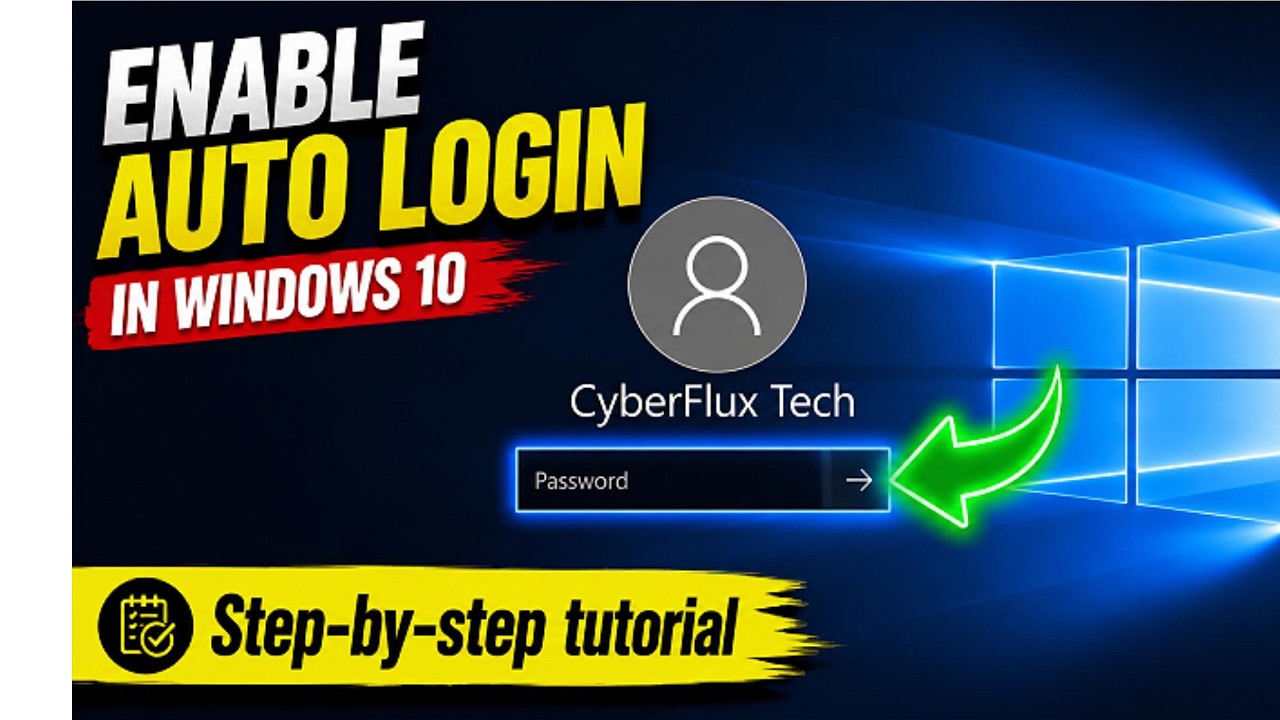 How to Enable Auto Login in Windows 10 (Step-by-Step)!🛠️