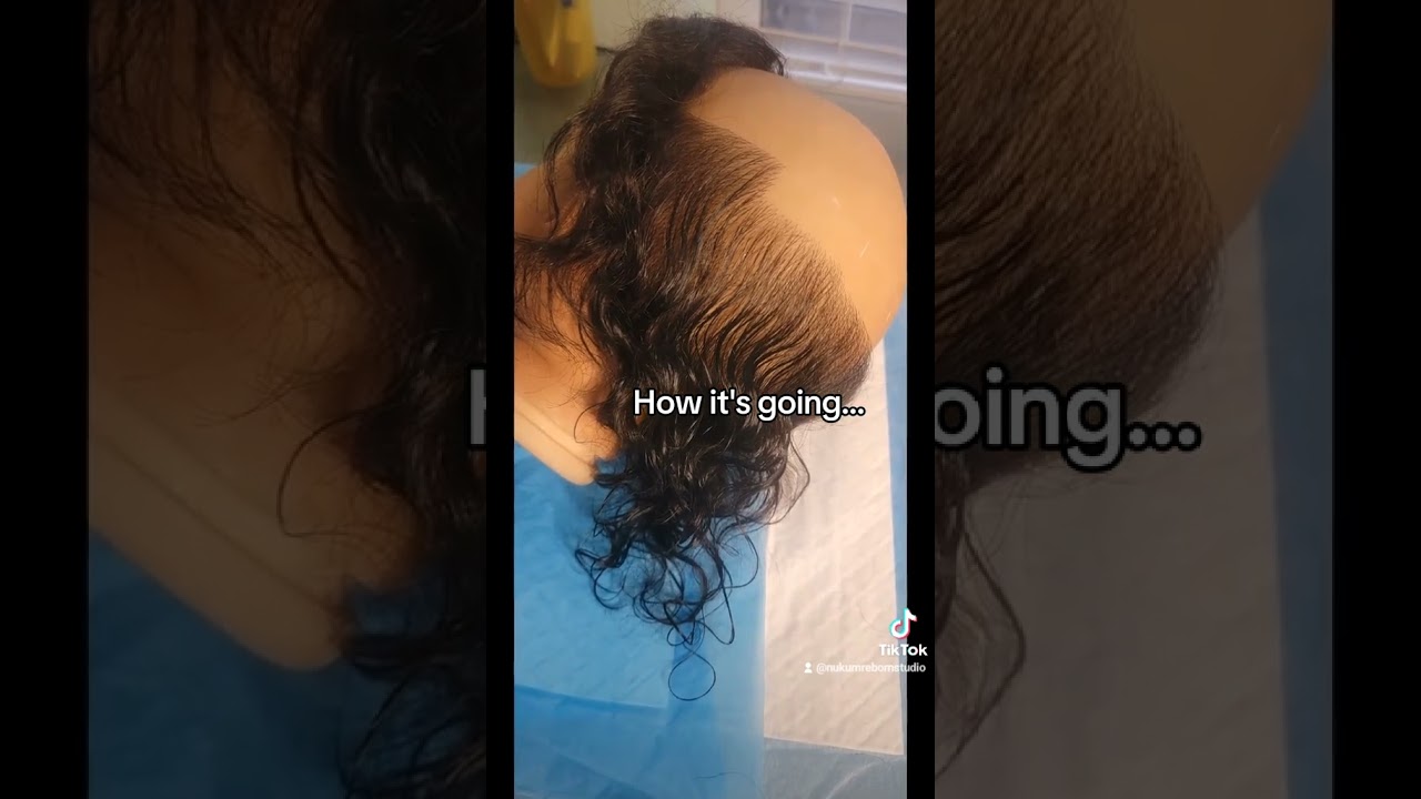Installing Hair on Reborn Baby!