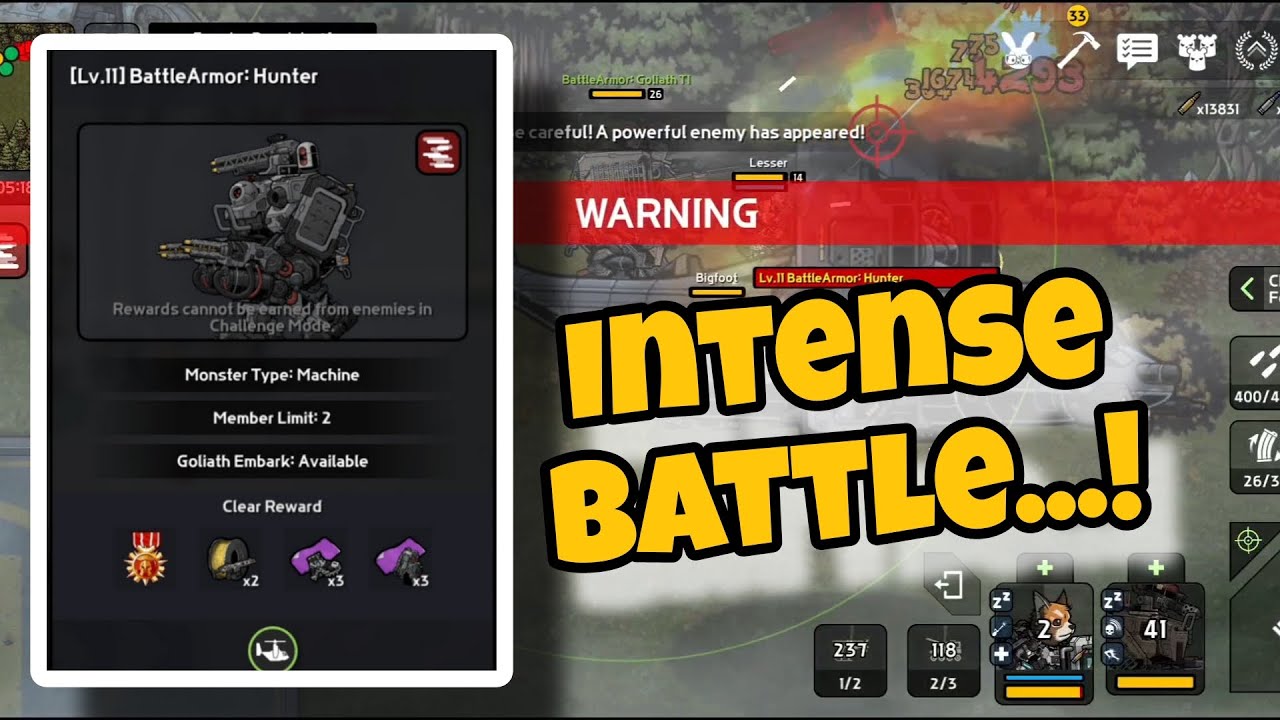Bad 2 Bad Apocalypse - Intens Battle against Hunter