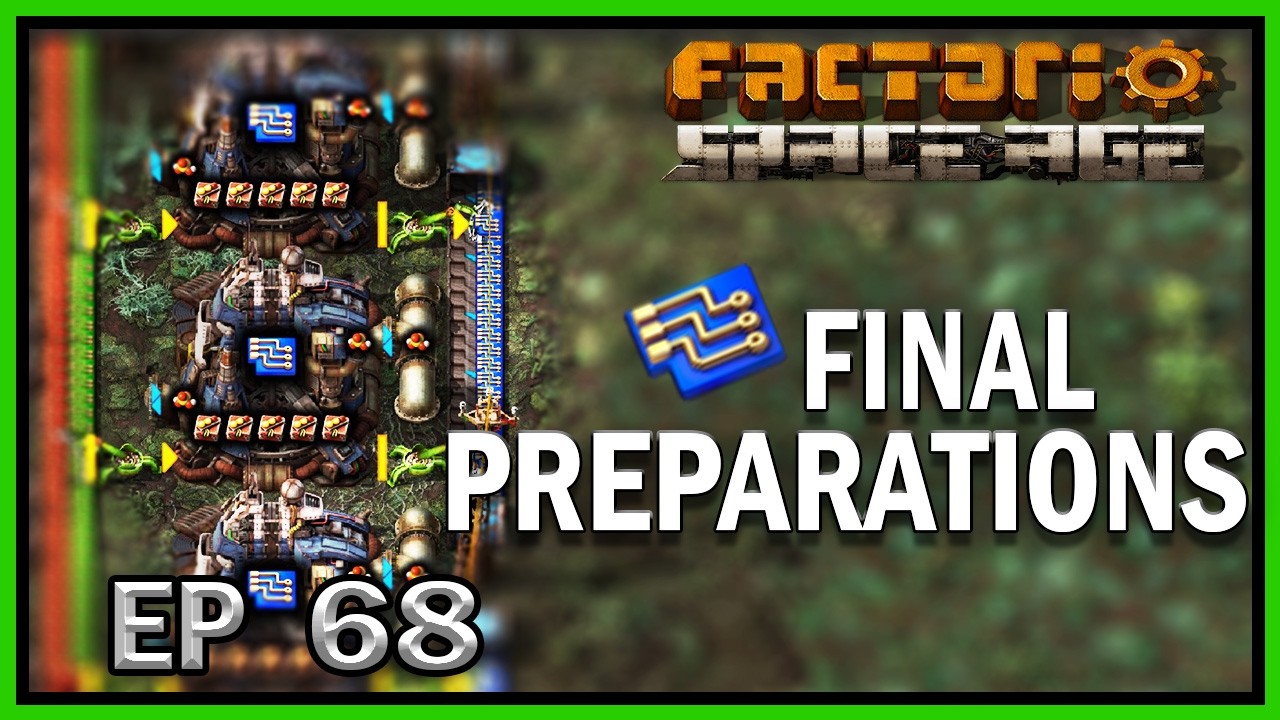 Синие схемы и подготовка к отъезду из Глебы | FACTORIO SPACEAGE - Эпизод 68 #factorio #spaceage