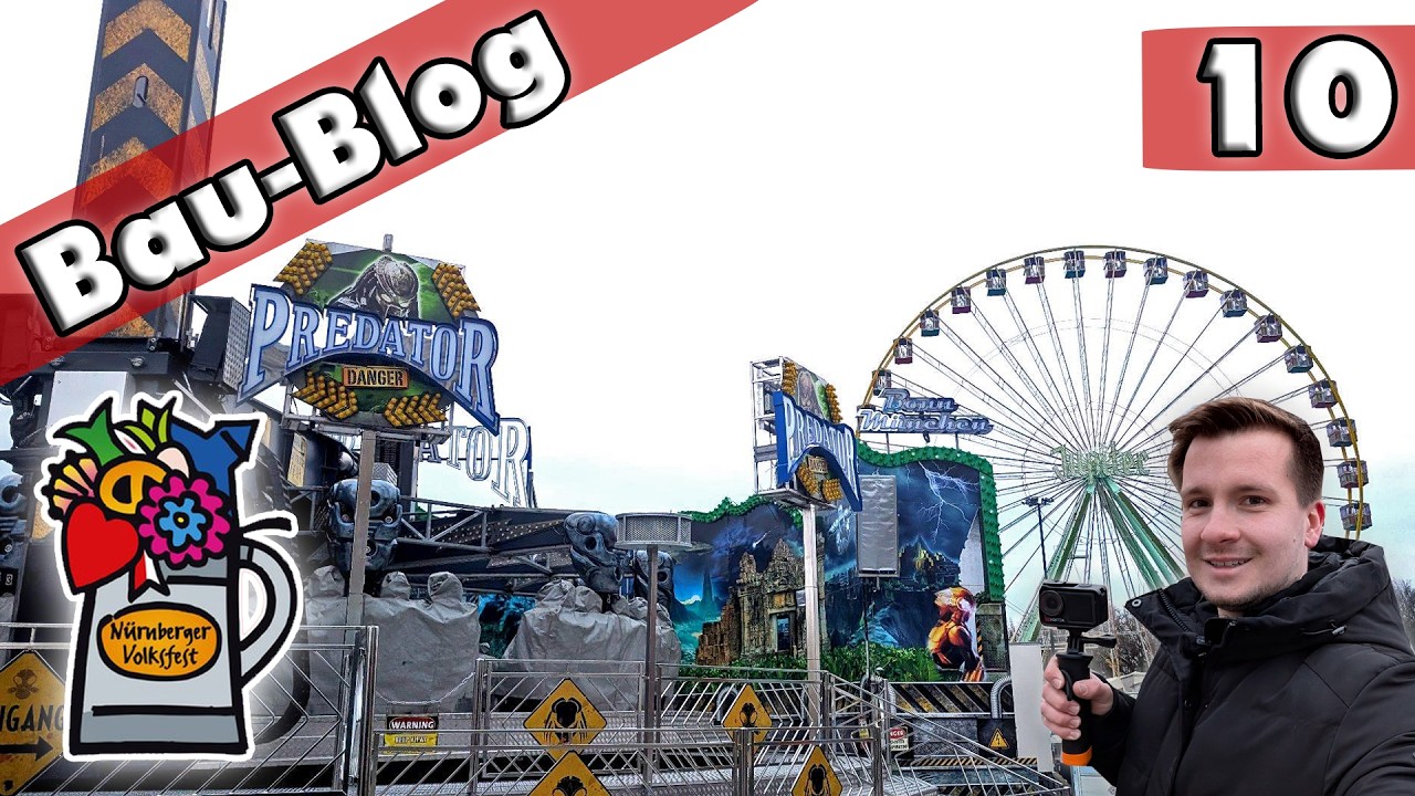 N&uuml;rnberger Fr&uuml;hlingsfest 2026 - Aufbau | Bau Blog #10