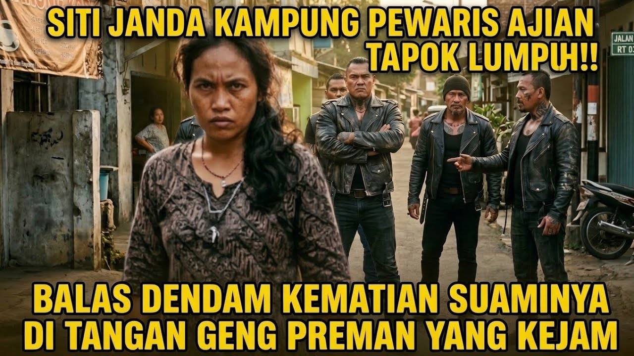SITI JANDA KAMPUNG PEWARIS AJIAN TAPOK LUMPUH‼️BALAS DENDAM KEMATIAN SUAMINYA DI TANGAN GENG PREMAN