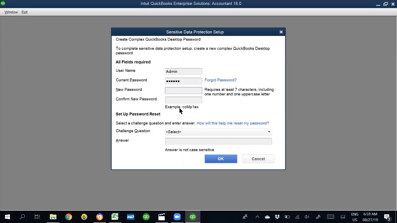 2 Quickbooks Subfarm - Tutorial Change Password and Add user