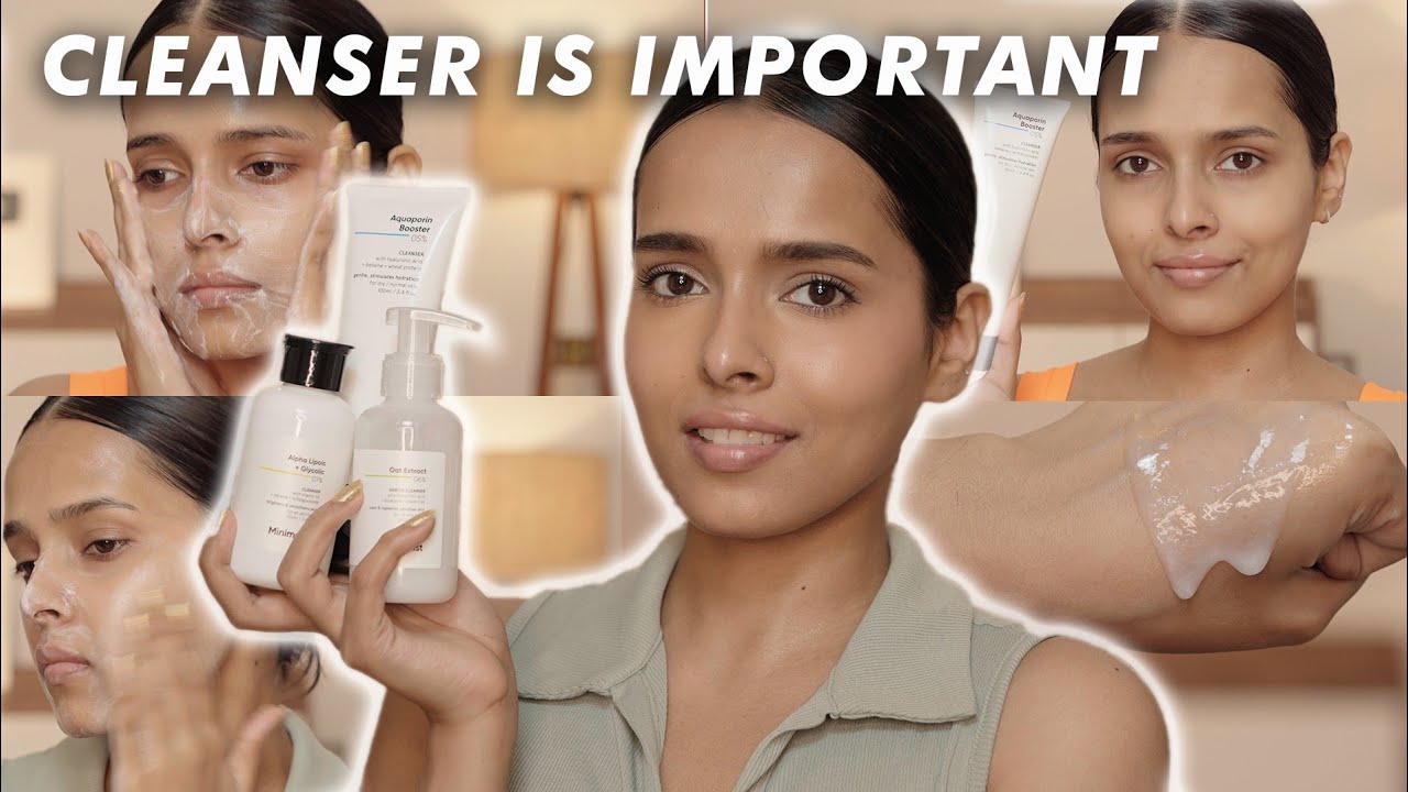 Get the right cleanser for your skin type ft. MINIMALIST