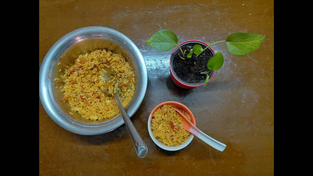 Quick Tomato Paste Rice Recipe | Simple & Delicious | By ANNAPOORANI