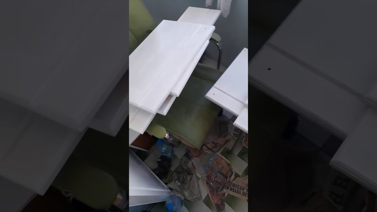 MUTFAK DOLABI BOYAMA POLİSAN X1 MARKA BOYA İLE MUTFAK DOLABINI BOYADIM.