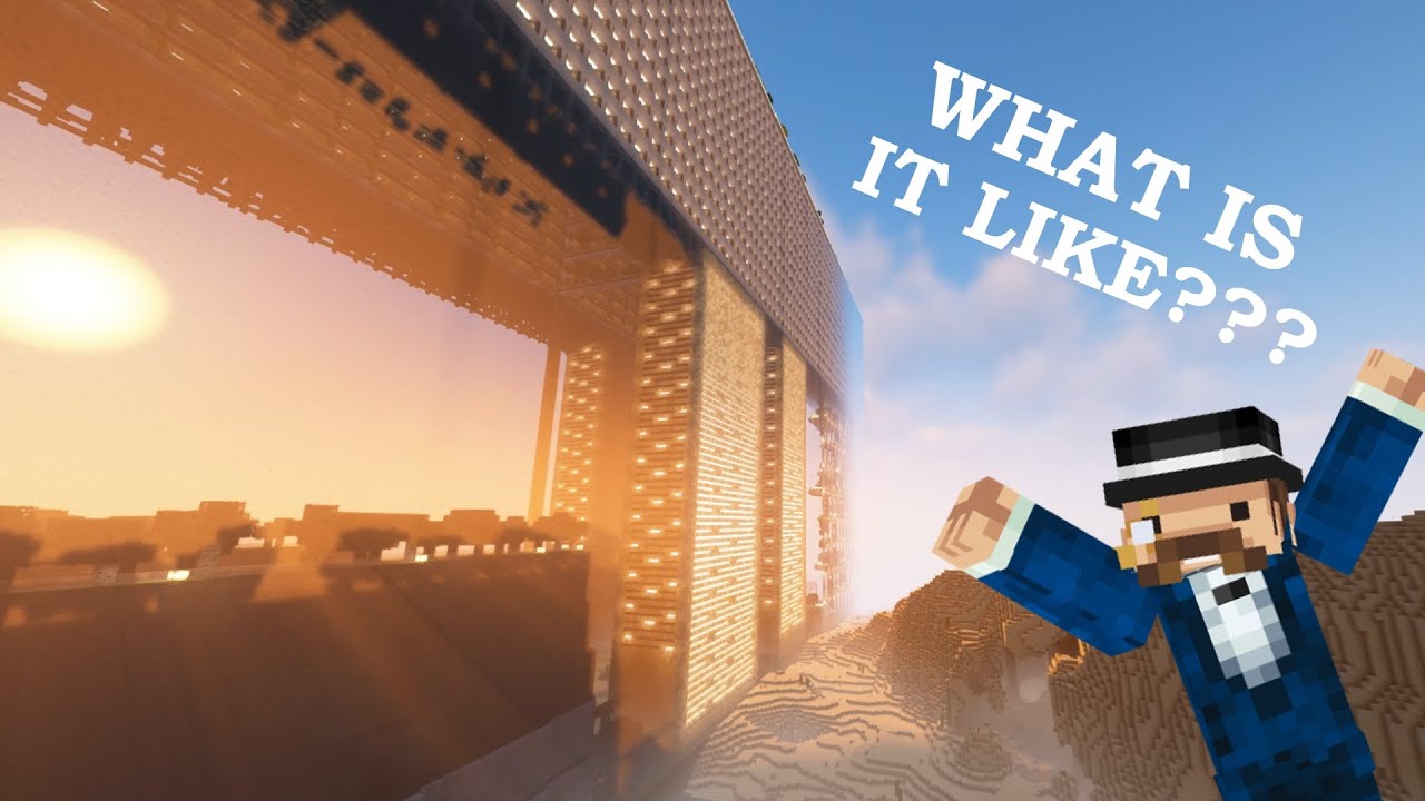 I made the 85,000 Block Line Megaproject in Minecraft