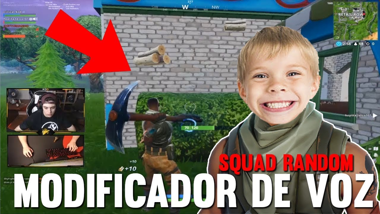 Me hago pasar por un NIÑO con modificador de VOZ en Squad Random.. (PARTE 2)