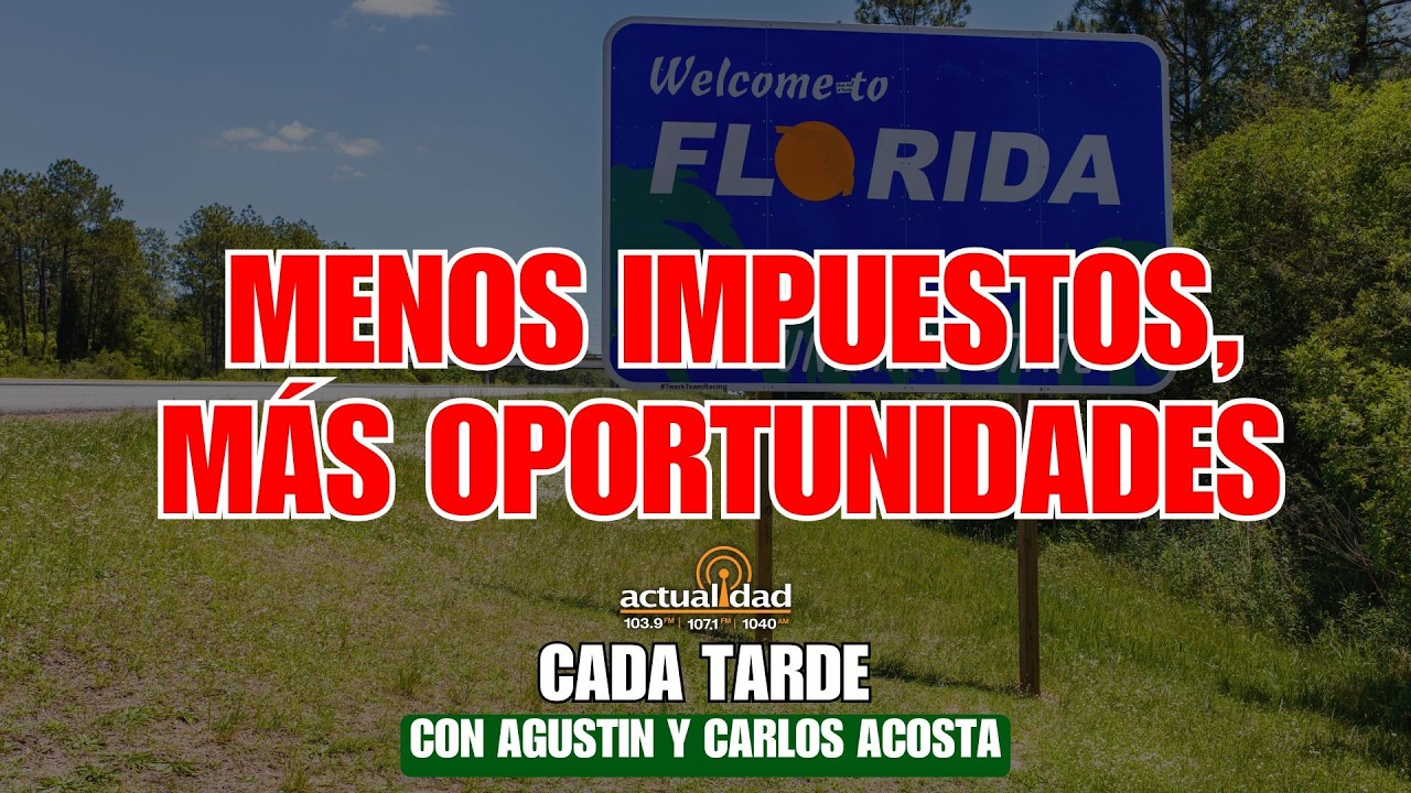 Impuestos, vivienda y educación: el plan para transformar Florida | Cada tarde con Agustin y Carlos