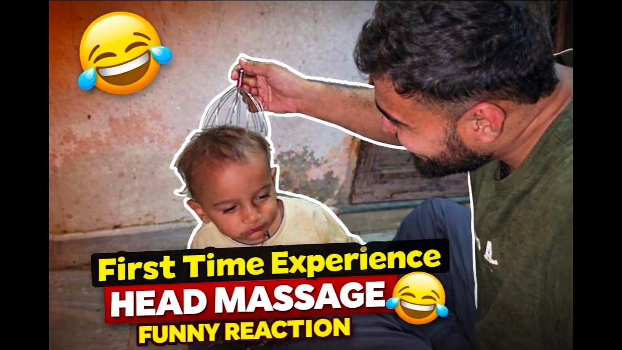 Head massage with kalu😂😂    #sahildailylens#SahilDailyLens