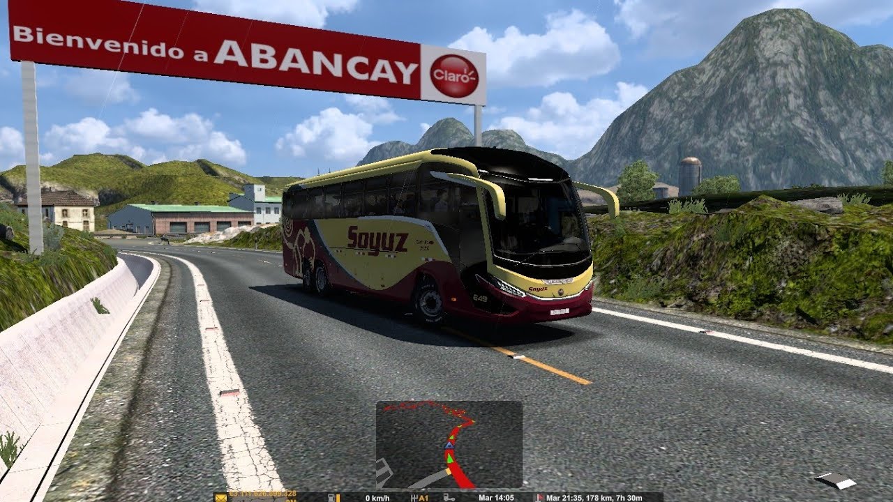 G8 6X2 jh3d.  / Soyuz -Rumbo  -  Abancay. Euro truck  ETS2 
