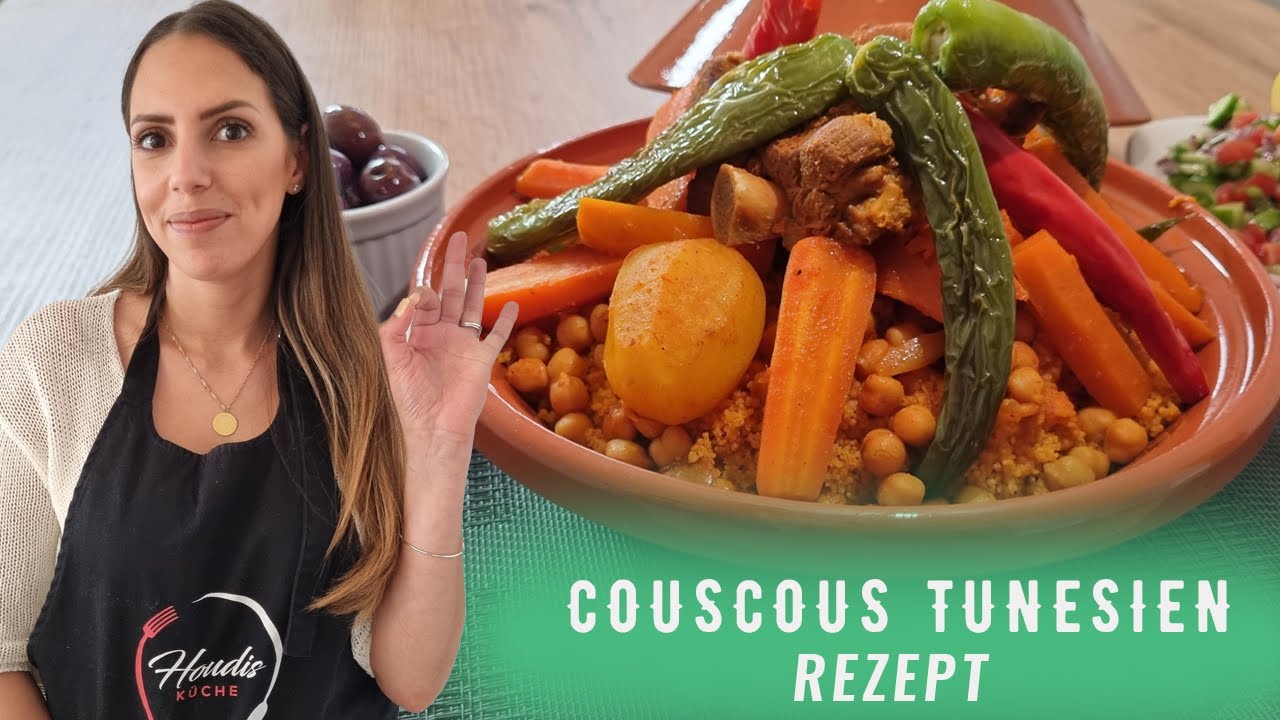Couscous Tunesien | mit Gemüse und Lamm | Traditionelle Zubereitung