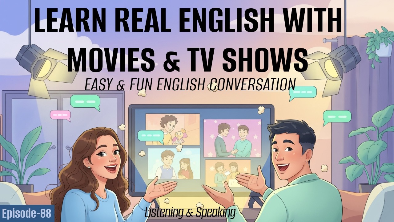 Learn Real Natural English with Movies & TV Shows | Easy English Conversation