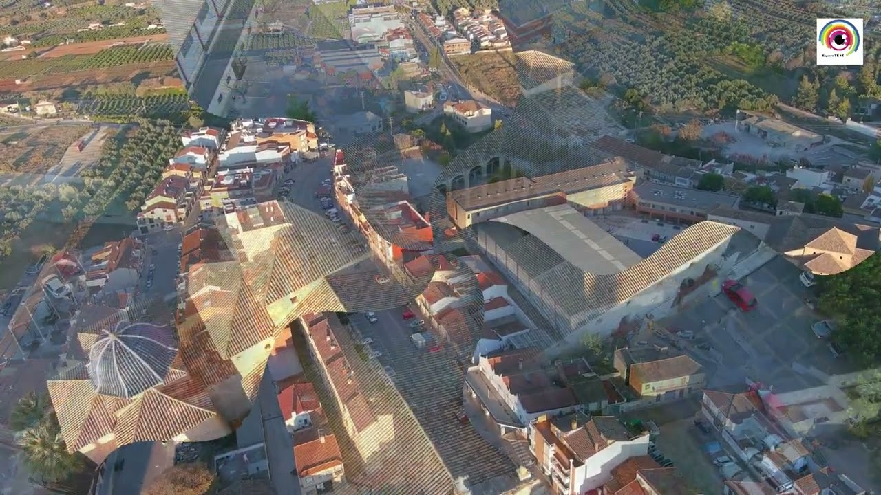 Enguera a vista de pájaro.